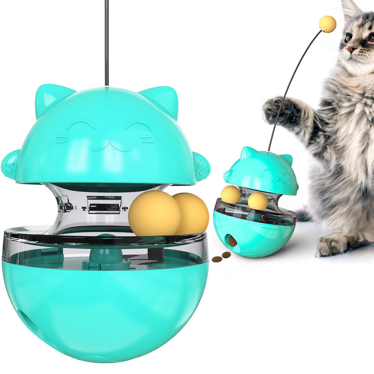 Interactive Cat IQ Treat Ball SBDS WORD