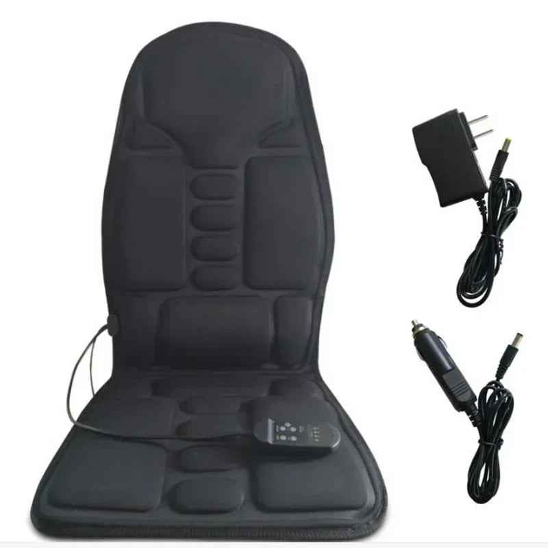 Vibrating Massage Chair Pad — 7 Motors, Full Body Heat Therapy for Car & Home