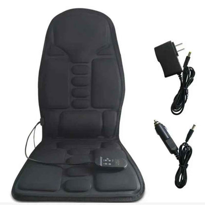 Vibrating Massage Chair Pad — 7 Motors, Full Body Heat Therapy for Car & Home