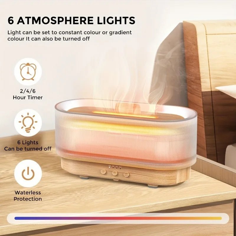 Air Flame Humidifier - SBDS WORDTR-9748aroma diffuseressential oil diffuserflame humidifier