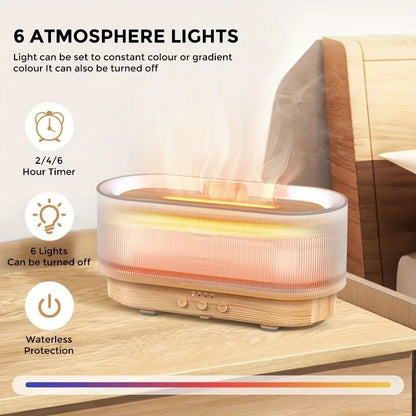 Air Flame Humidifier - SBDS WORDTR-9748aroma diffuseressential oil diffuserflame humidifier