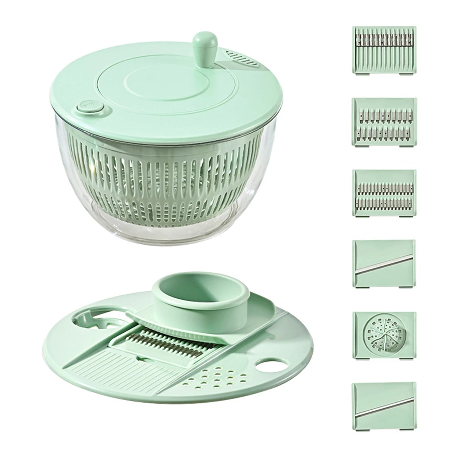 7‑Piece Multifunction Salad Spinner Set SBDS WORD