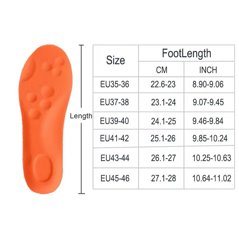 Shock Absorbing Shoe Inserts - SBDS WORDTR-9709arch supportorthopedic insolesplantar fasciitis
