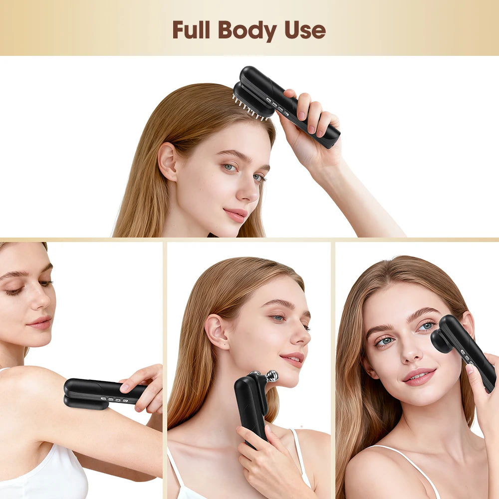 4 In 1 Electric Scalp Comb EMS SBDS WORD