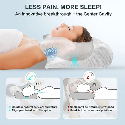 Memory Foam Cervical Pillow SBDS WORD
