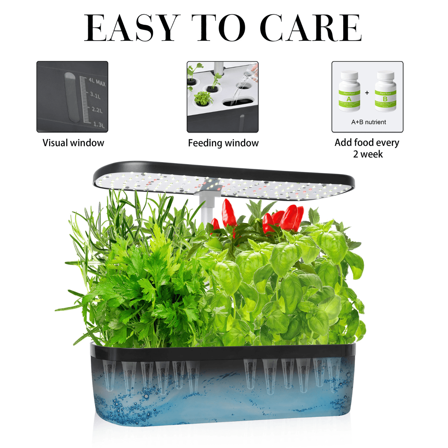 12 Pods Hydroponics Growing System - SBDS WORDTR-10340grow lightherb gardenhome gardening
