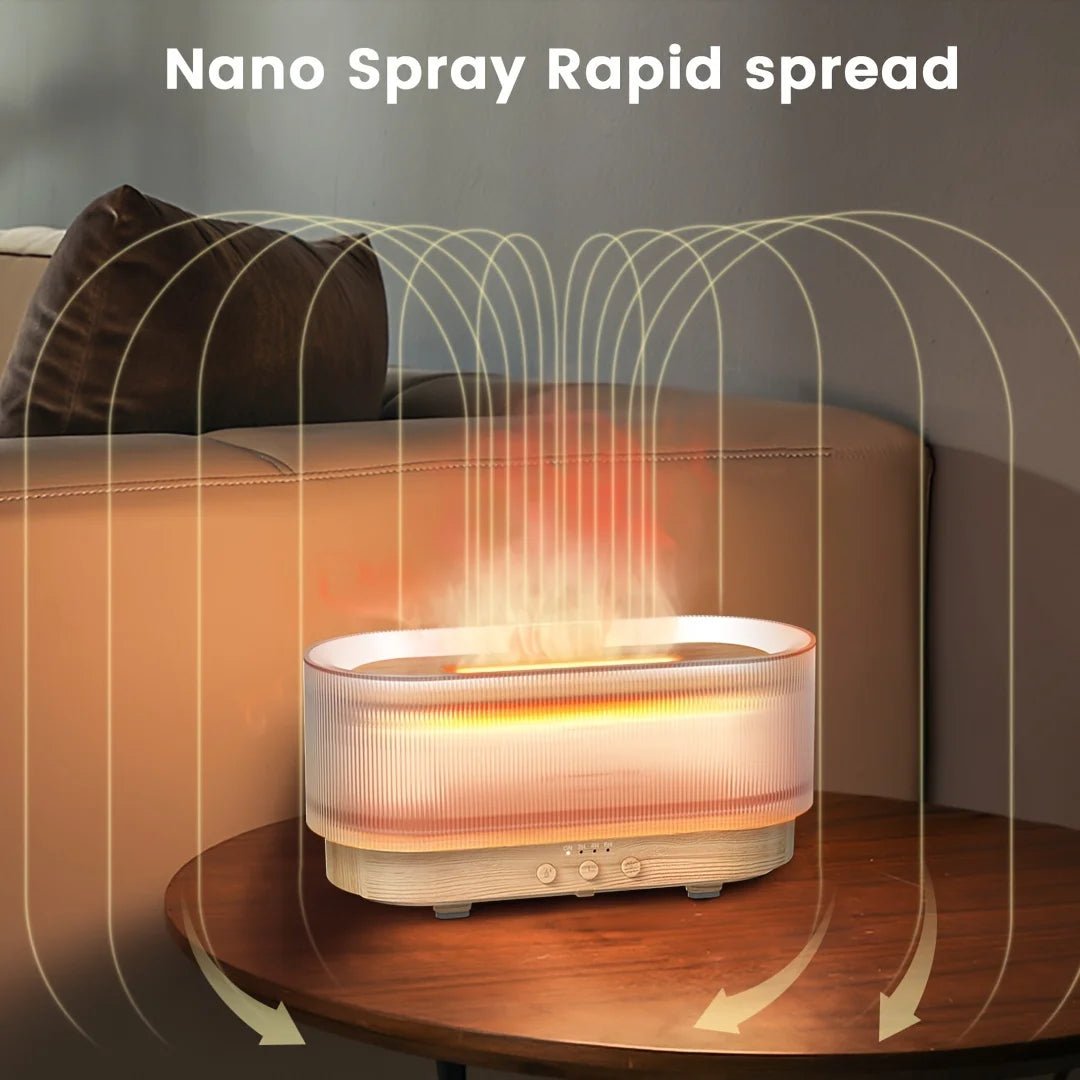 Air Flame Humidifier - SBDS WORDTR-9748aroma diffuseressential oil diffuserflame humidifier