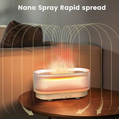 Air Flame Humidifier - SBDS WORDTR-9748aroma diffuseressential oil diffuserflame humidifier