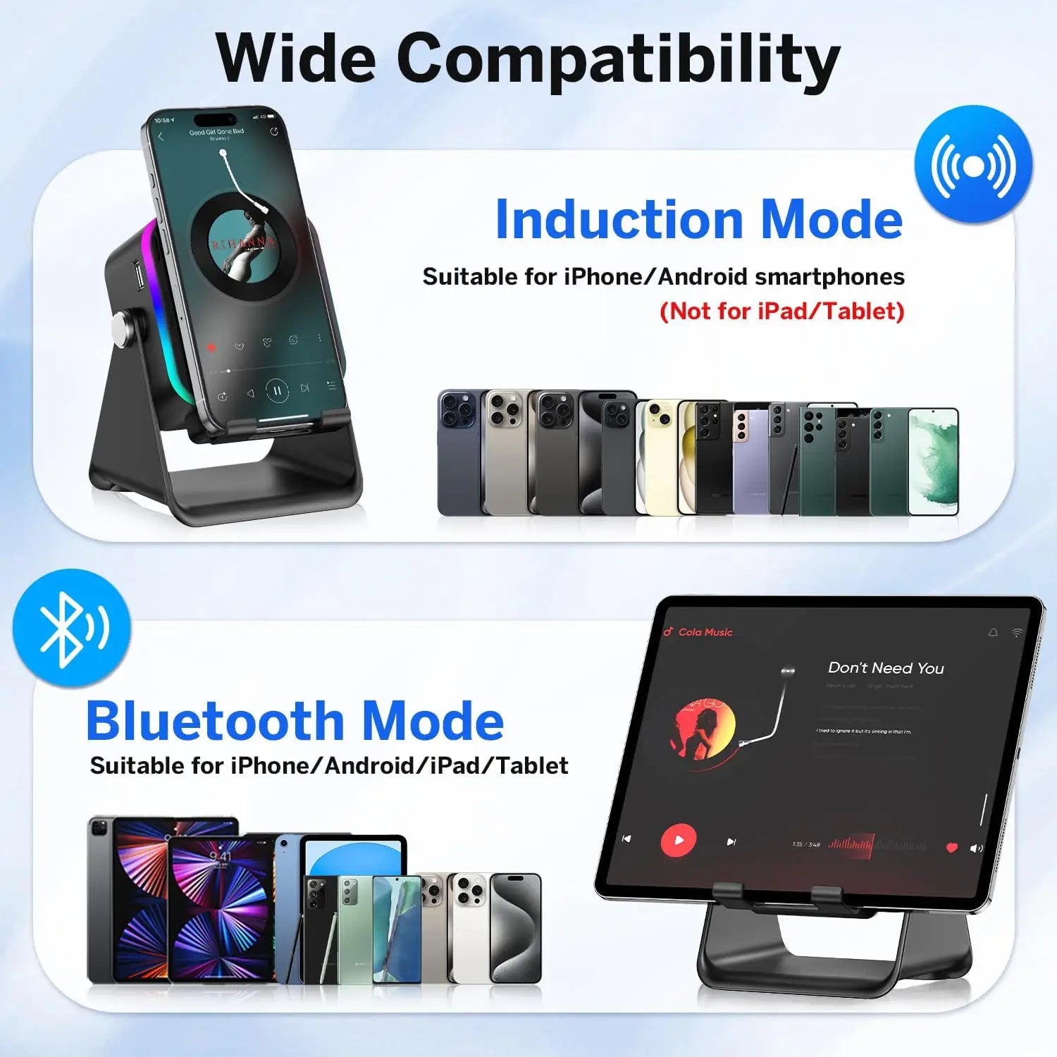 5-in-1 Wireless Induction Speaker Bluetooth SBDS WORD