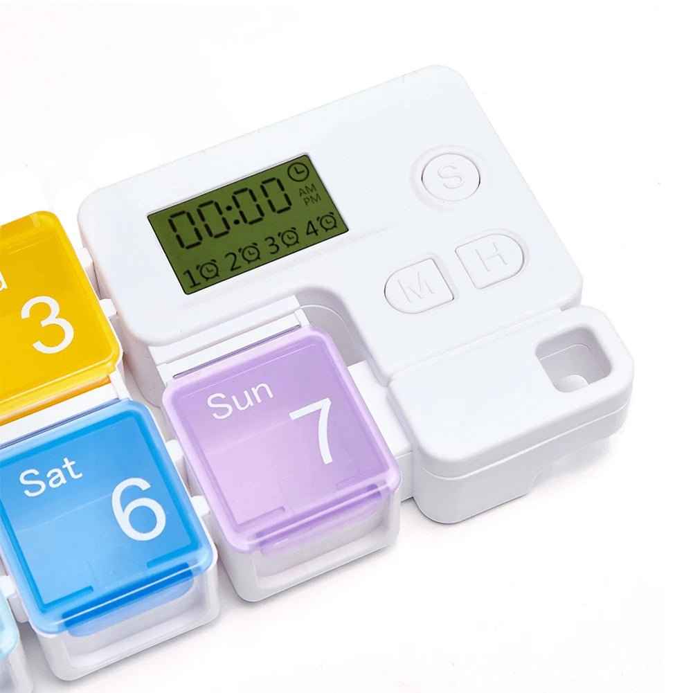 Drug Storage Alarm Box - SBDS WORDTR-10023health organizermedication reminderpill box