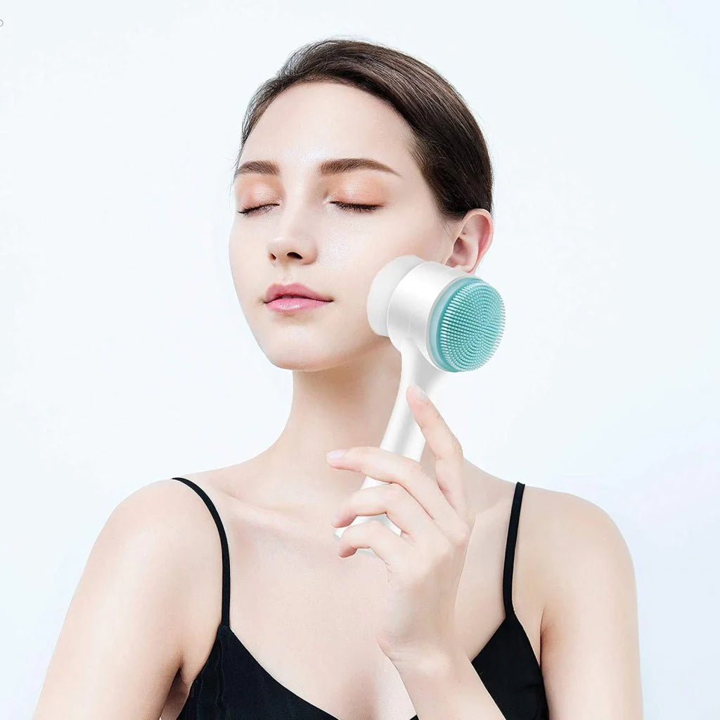 2-in-1 Double-Sided Silicone Face Brush SBDS WORD