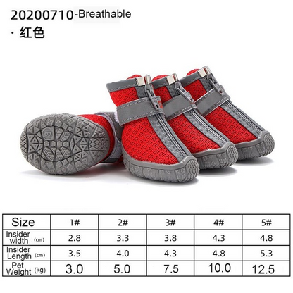 Dog Shoes for Hot Pavement SBDS WORD
