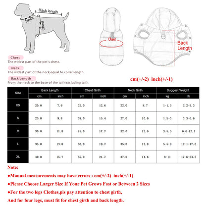 Cozy Hooded Pet Jacket SBDS WORD