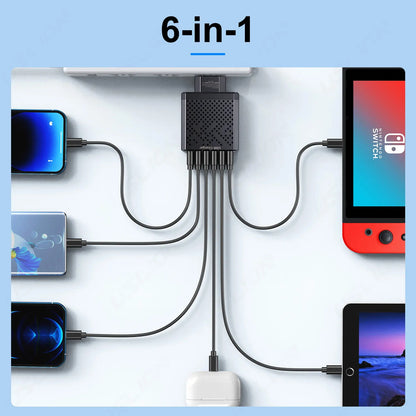 6 in 1 USB Charger SBDS WORD
