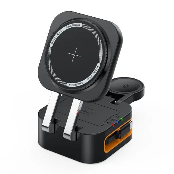 Magnetic 3 in 1 Wireless Charger Station With Extension Cords - SBDS WORDTR-101363 - in - 1 chargerApple accessoriesiPhone charger