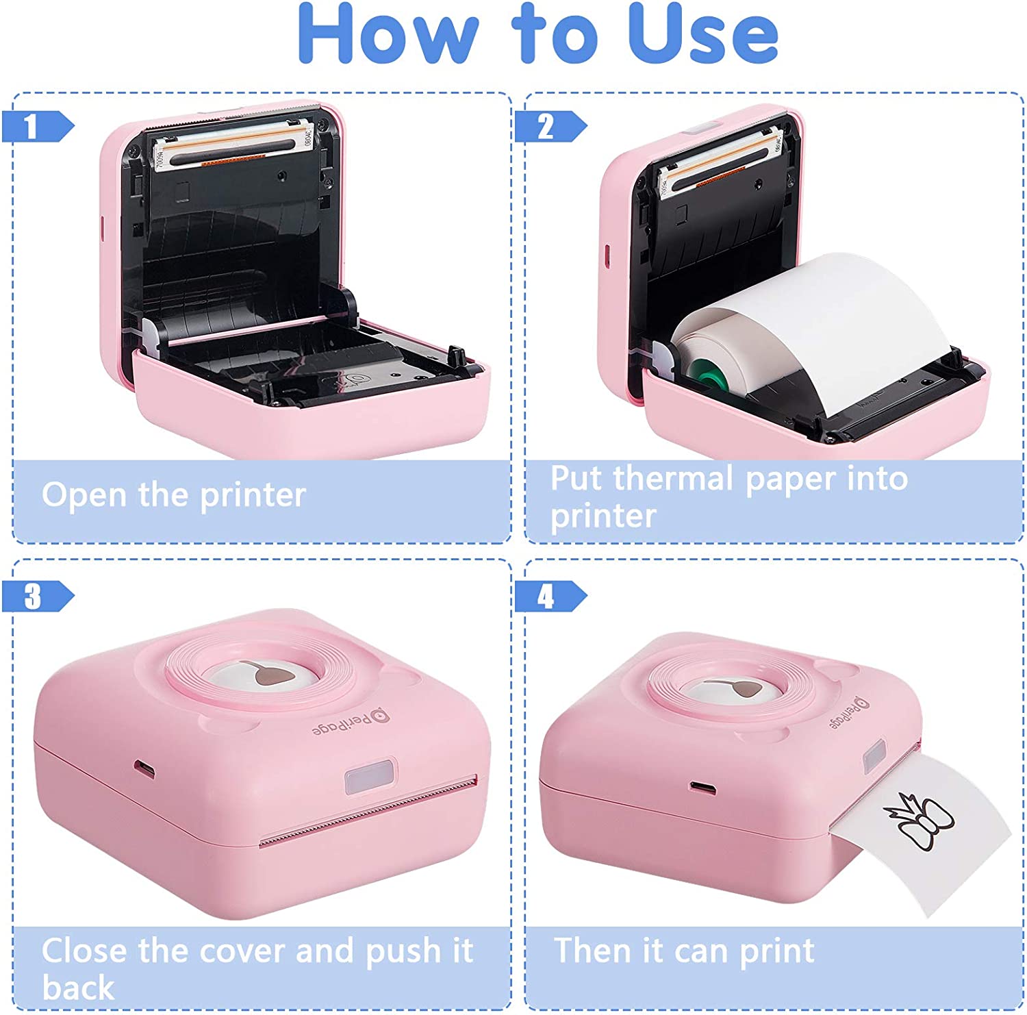 Peripage Mini Printer - SBDS WORDTR-10bluetooth printerinkless printermini printer