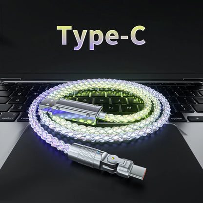 120W RGB Fast Charging Cable SBDS WORD