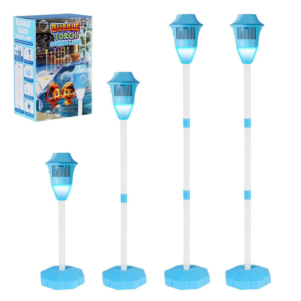 Standing Bubble Machine for Kids – LED Lights & Music Outdoor Toy - SBDS WORDTR-10696birthday toybubble machinekids outdoor toy