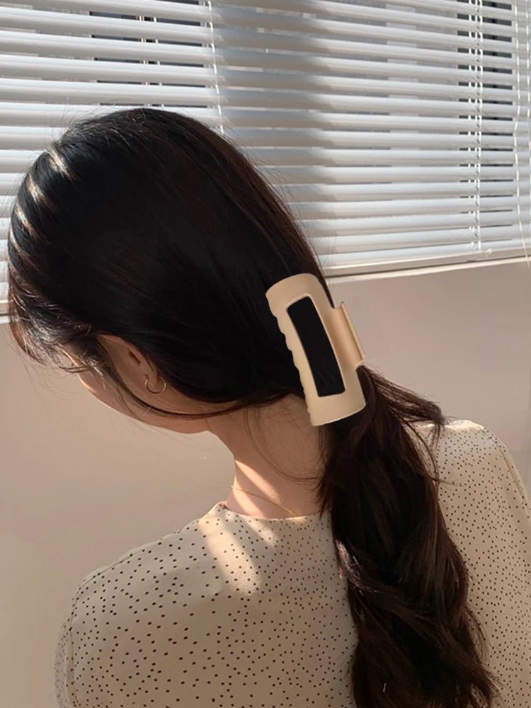 Silicone Soft Non - Breaking Claw Clip - SBDS WORDTR-10312claw cliphair accessorieshair clip