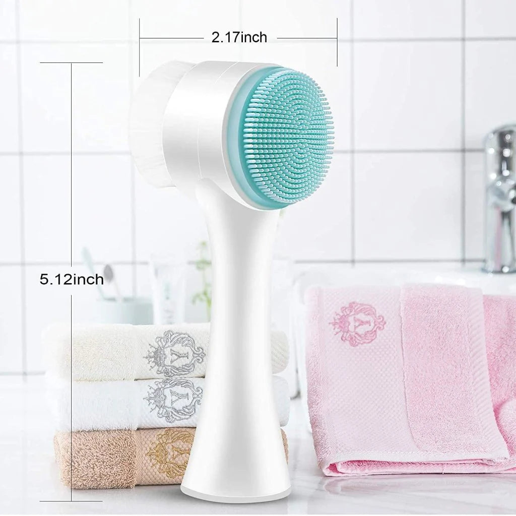 2-in-1 Double-Sided Silicone Face Brush SBDS WORD