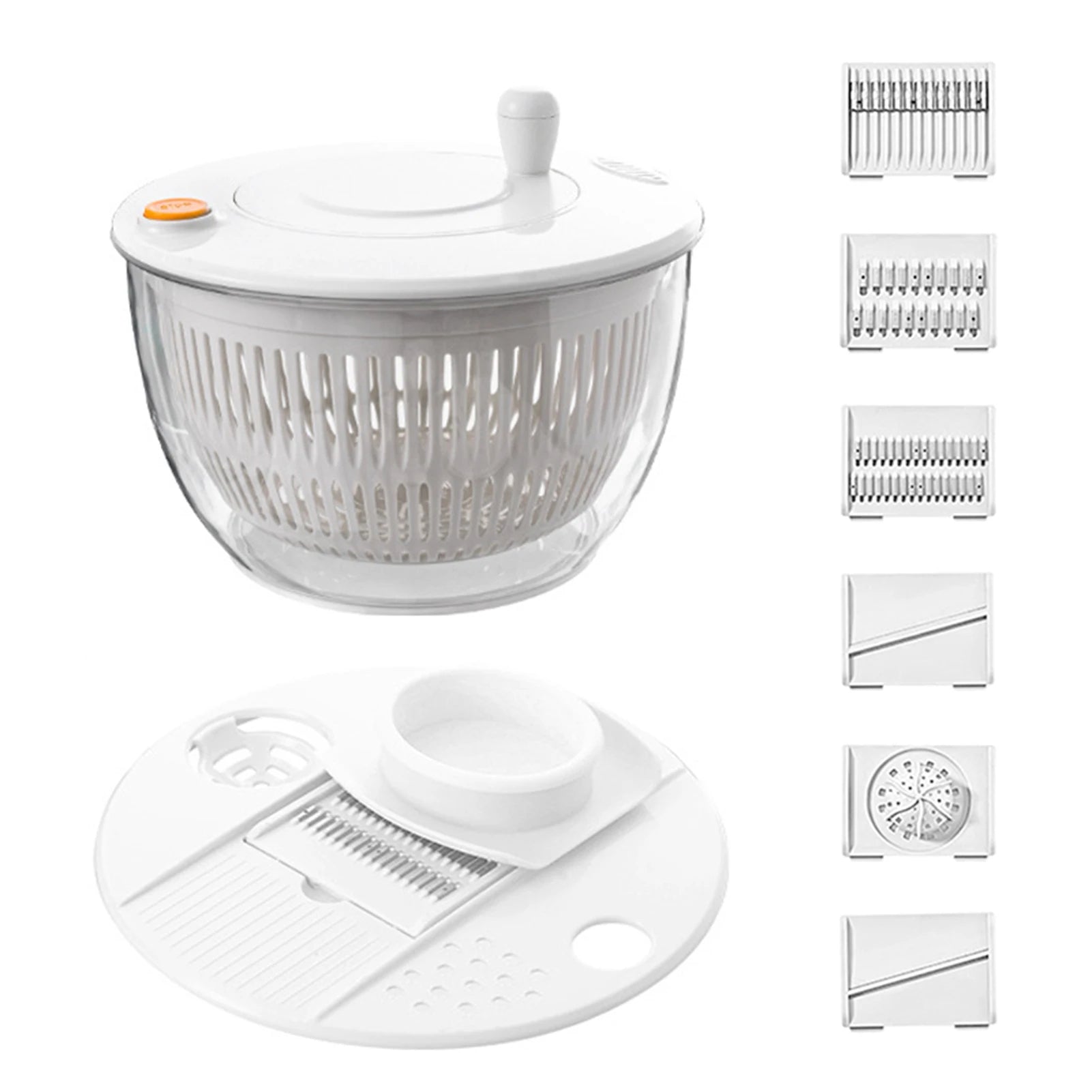 7‑Piece Multifunction Salad Spinner Set SBDS WORD