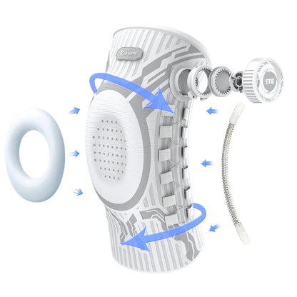 Adjustable Knee Brace with Patella Support Stabilizer - SBDS WORDTR-10504joint supportknee braceknee support