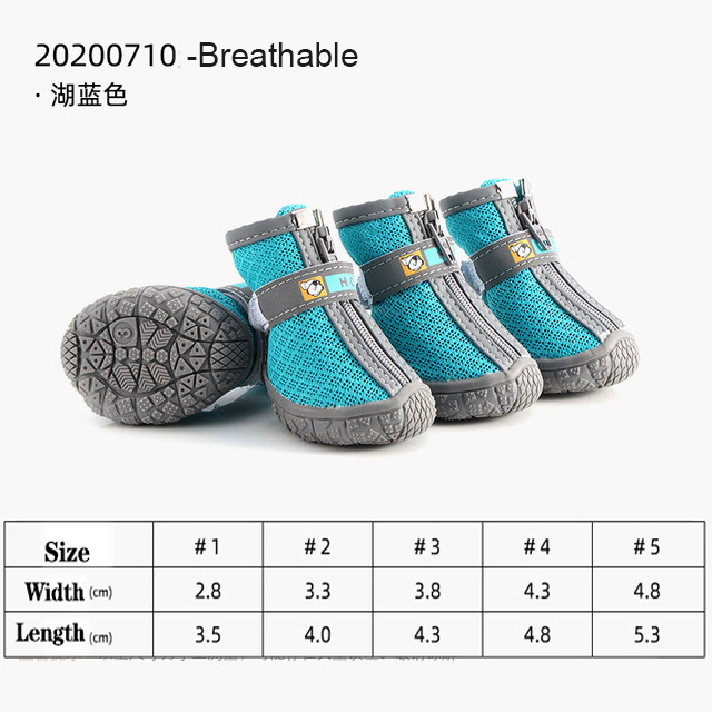 Dog Shoes for Hot Pavement SBDS WORD