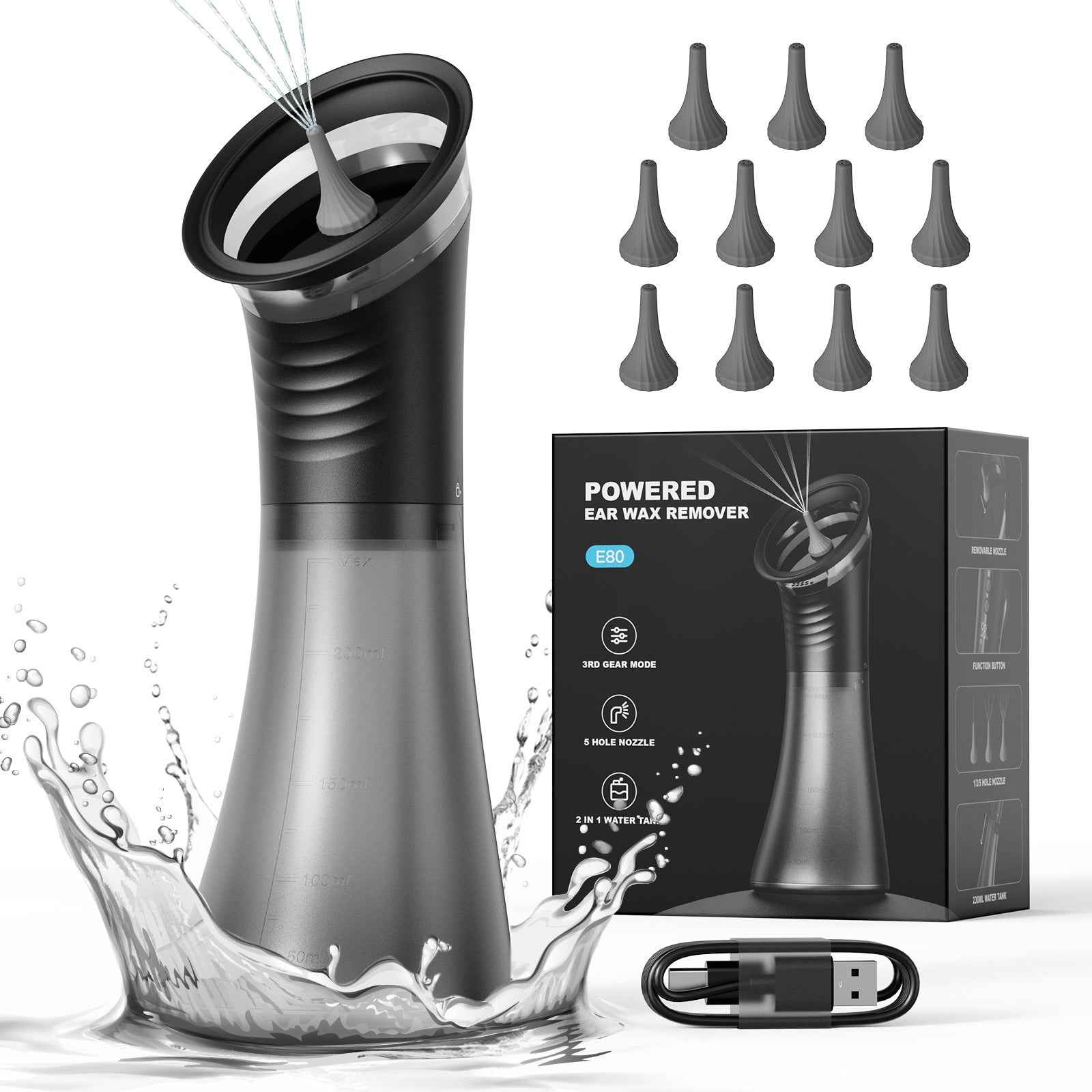 Ear Wax Water Flusher - SBDS WORDTR-10649ear cleanerear irrigationear wax removal