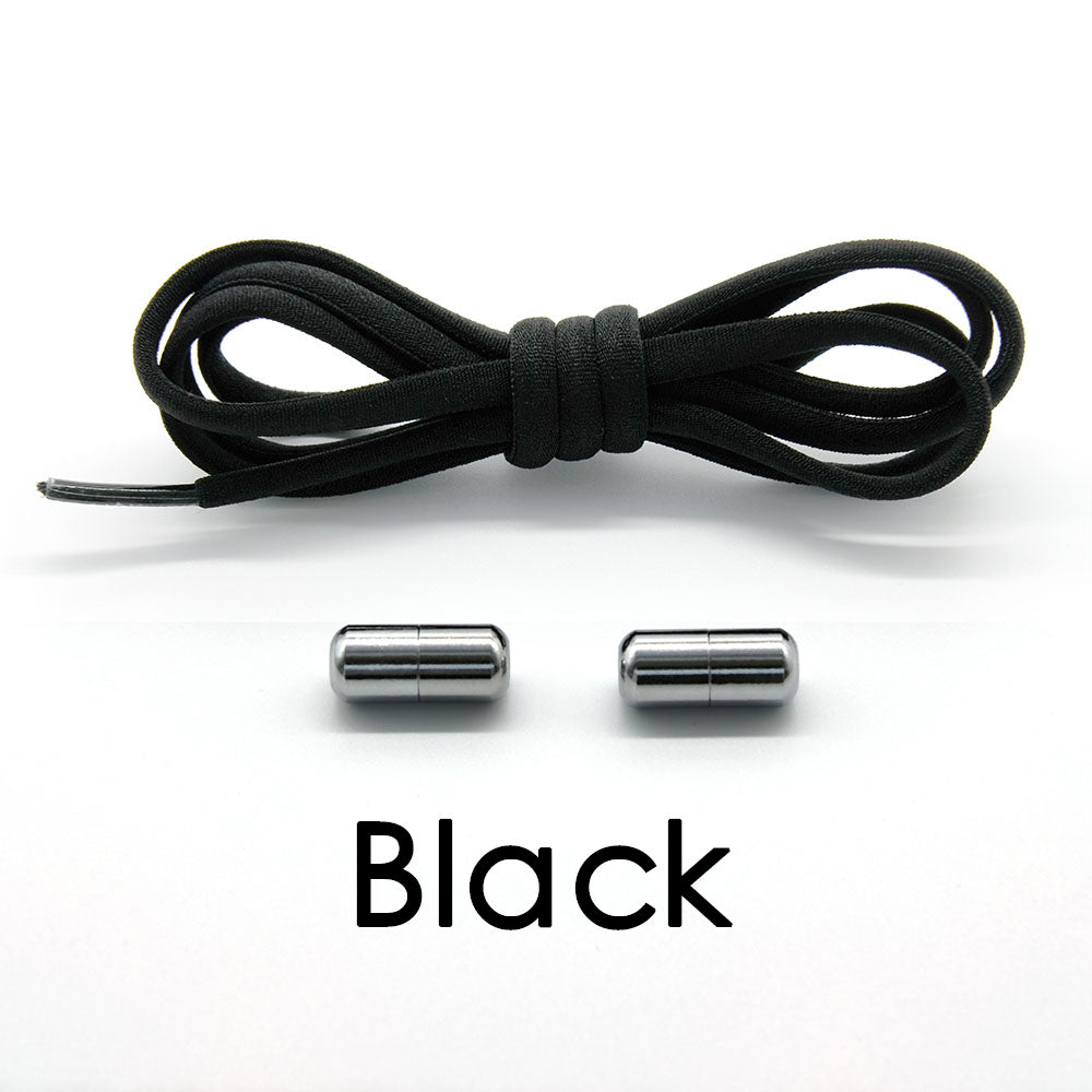 Elastic No Tie Metal Shoelaces SBDS WORD
