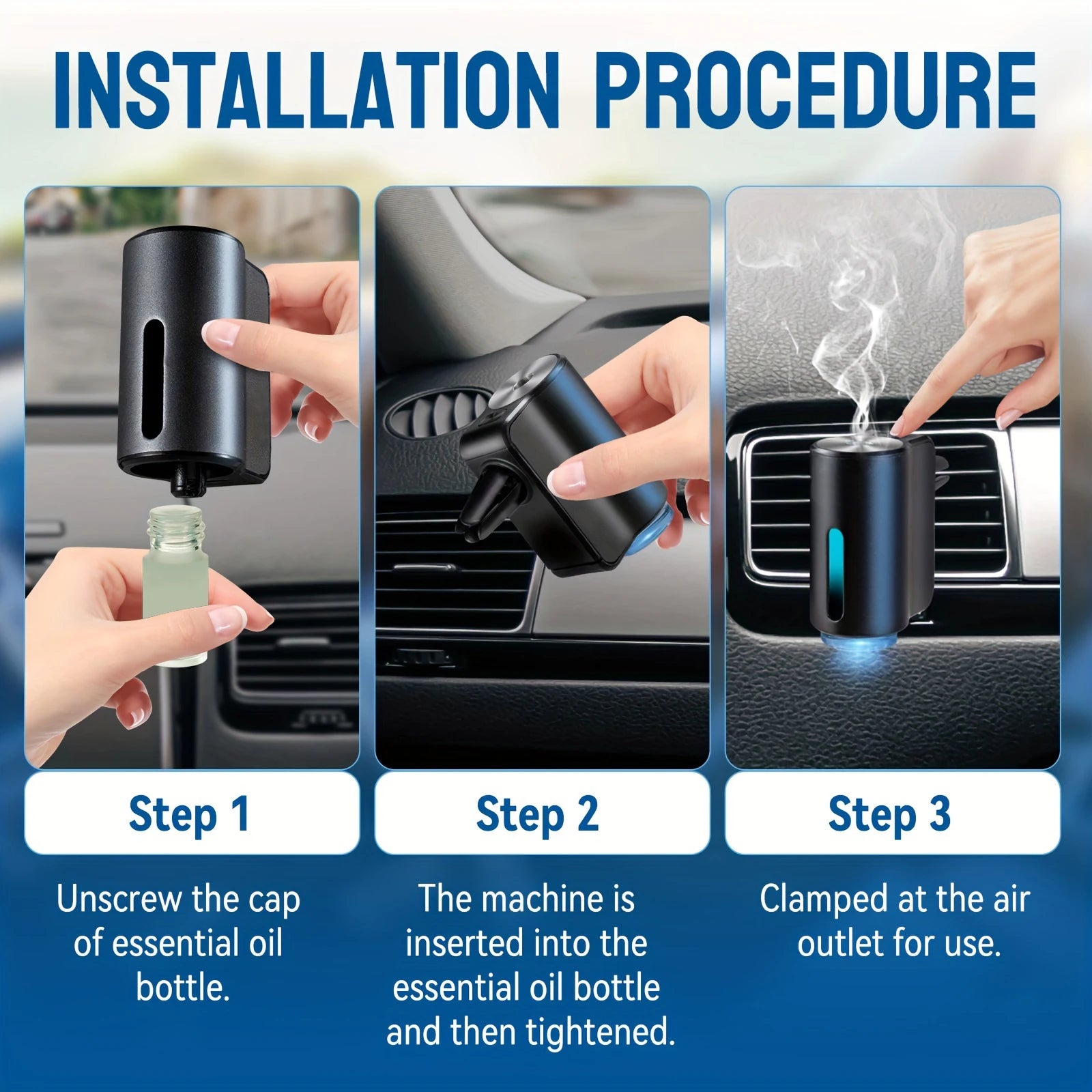 Electric Car Air Freshener SBDS WORD