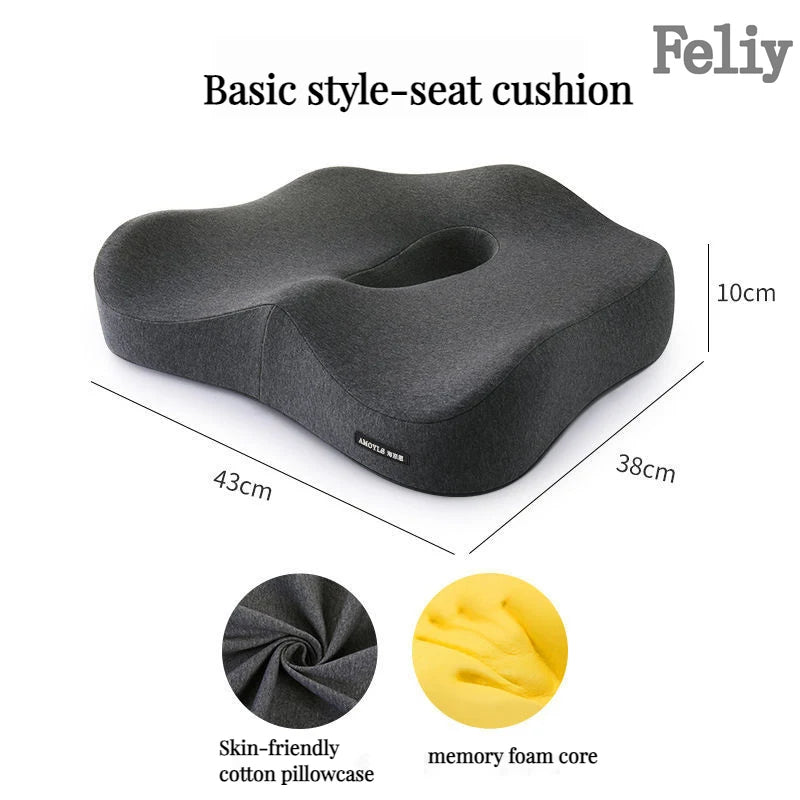 Memory Foam Office Chair Cushion SBDS WORD