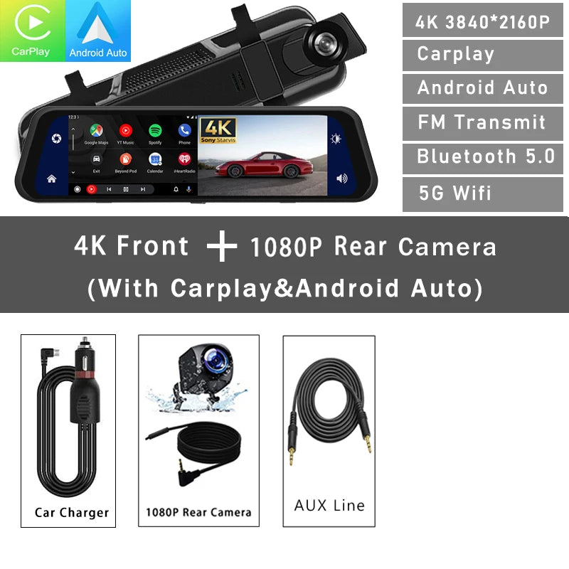 Dash Cam Mirror Screen SBDS WORD