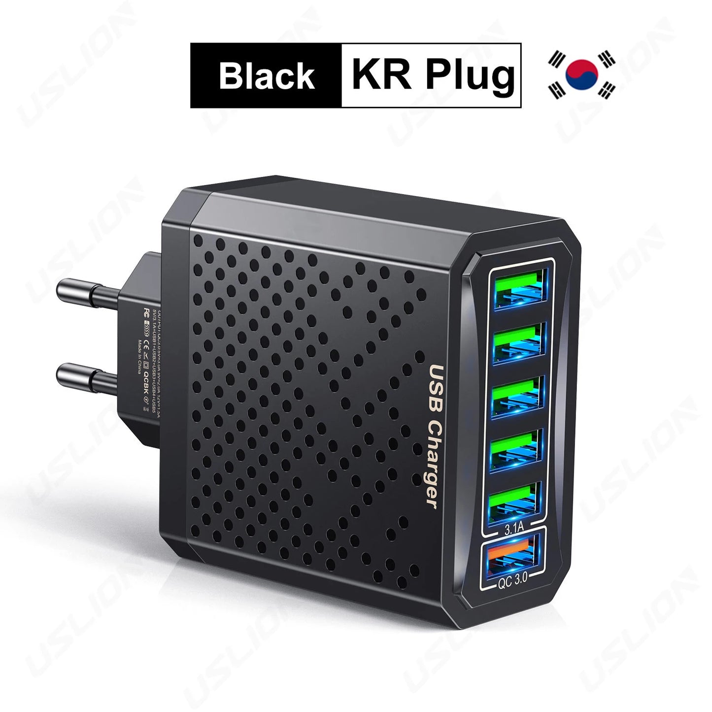 6 in 1 USB Charger SBDS WORD