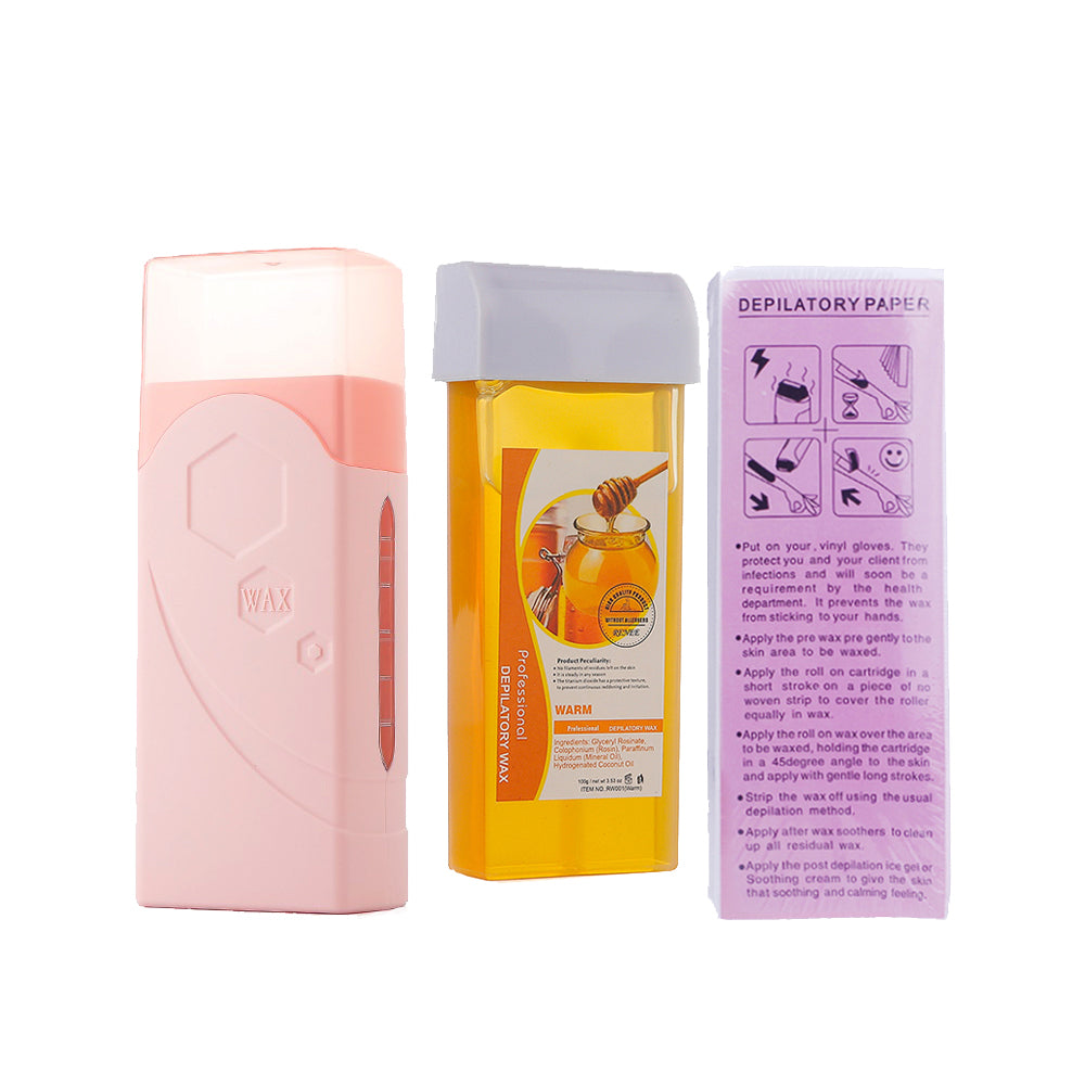 Electric Depilatory Wax Heater Kit — Professional At-Home Waxing That Replaces $80 Salon Sessions SBDS WORD
