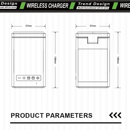 6 in 1 Magnetic Wireless Charger & Speaker SBDS WORD