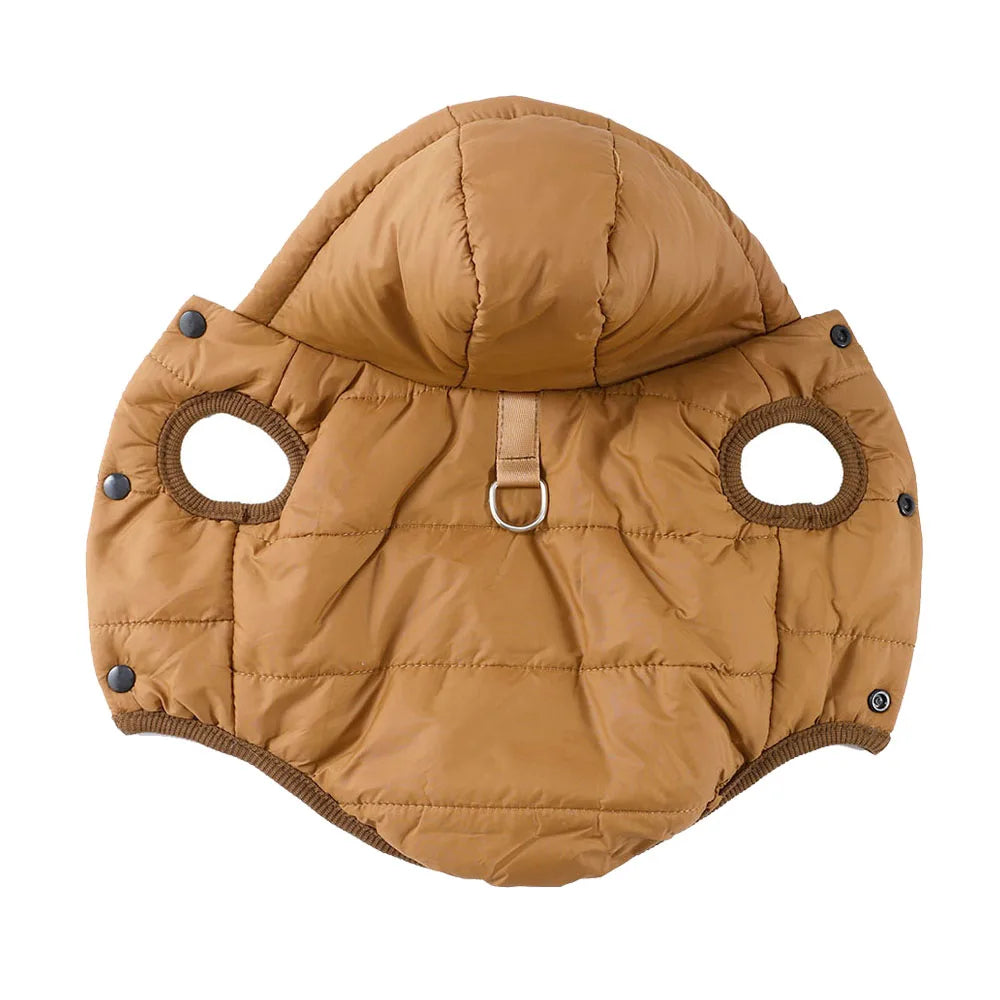 Cozy Hooded Pet Jacket SBDS WORD
