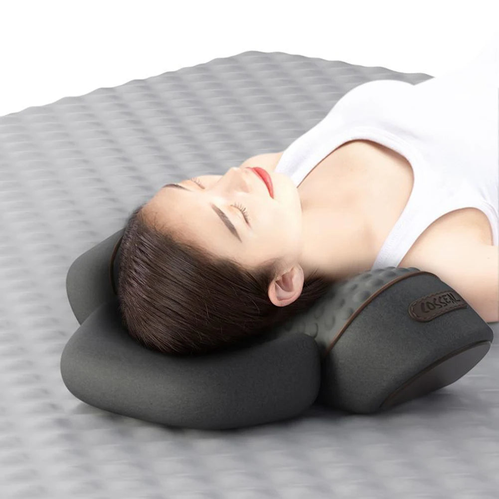 Electric Neck Massage Pillow Heating & Vibration SBDS WORD