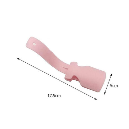 2x Lazy Shoe Helper — No-Bend Long Handle Shoe Horn for Seniors & Back Pain SBDS WORD
