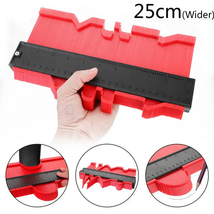 Contour gauge measuring tool kit showing all size variants for professional and DIY use - SBDS WORD Canada