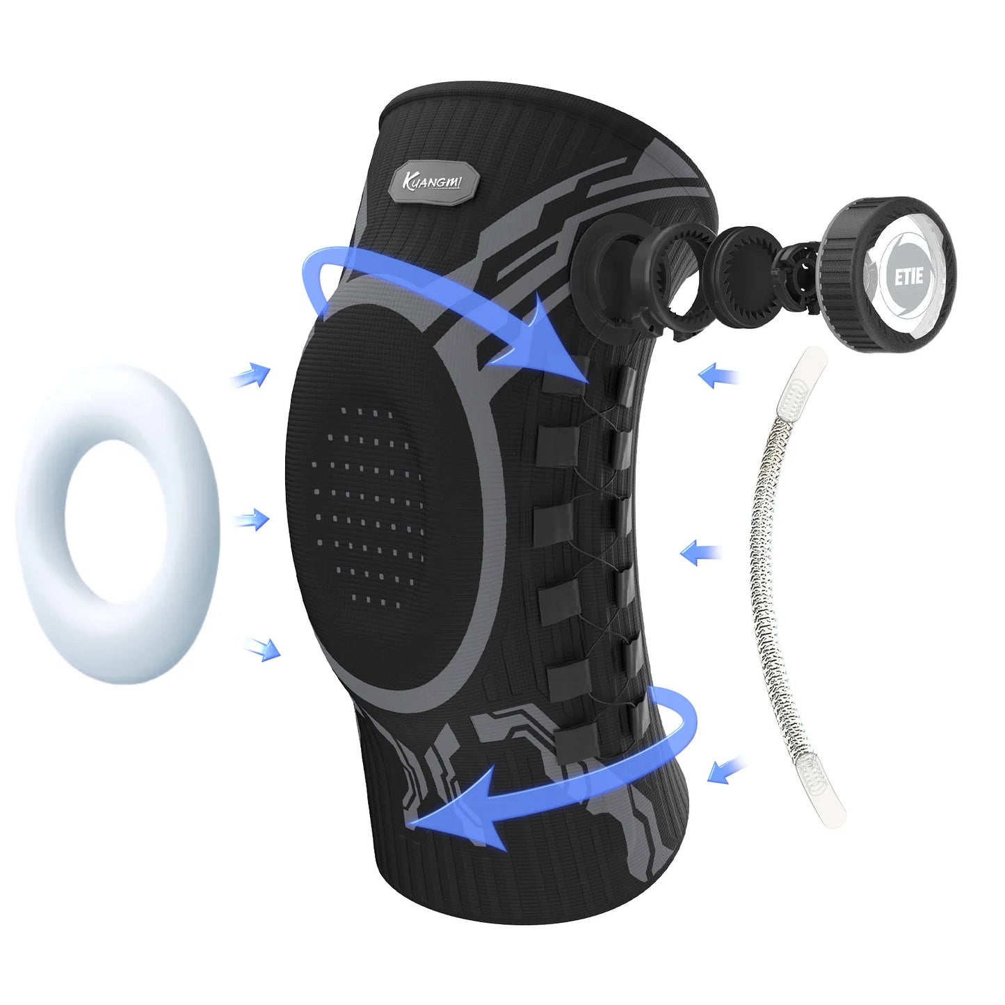 Adjustable Knee Brace with Patella Support Stabilizer - SBDS WORDTR-10506joint supportknee braceknee support
