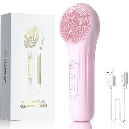 Sonic Waterproof Facial Cleansing Brush - SBDS WORDTR-10353beauty deviceexfoliating brushface massager