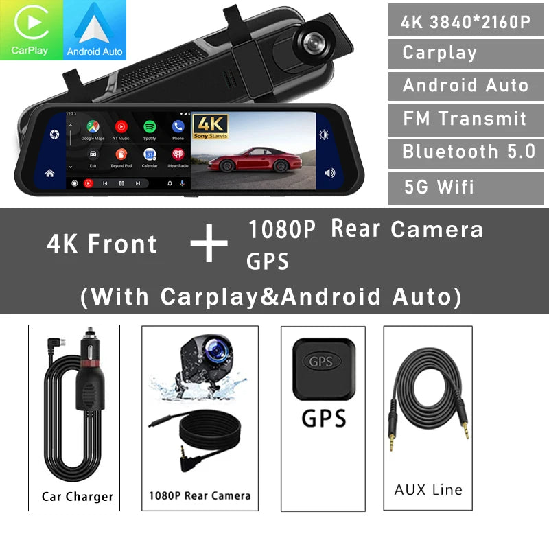Dash Cam Mirror Screen SBDS WORD