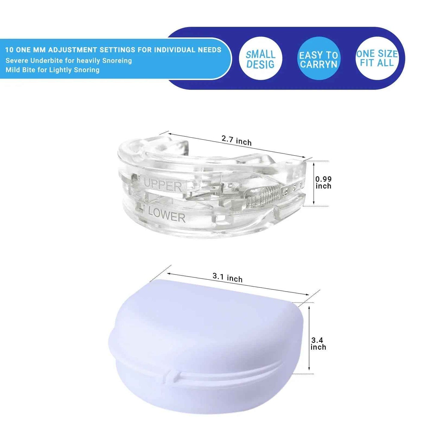 Anti - Snoring Mouth Guard - SBDS WORDTR-7433anti - snoringmouth - guardsleep - aid