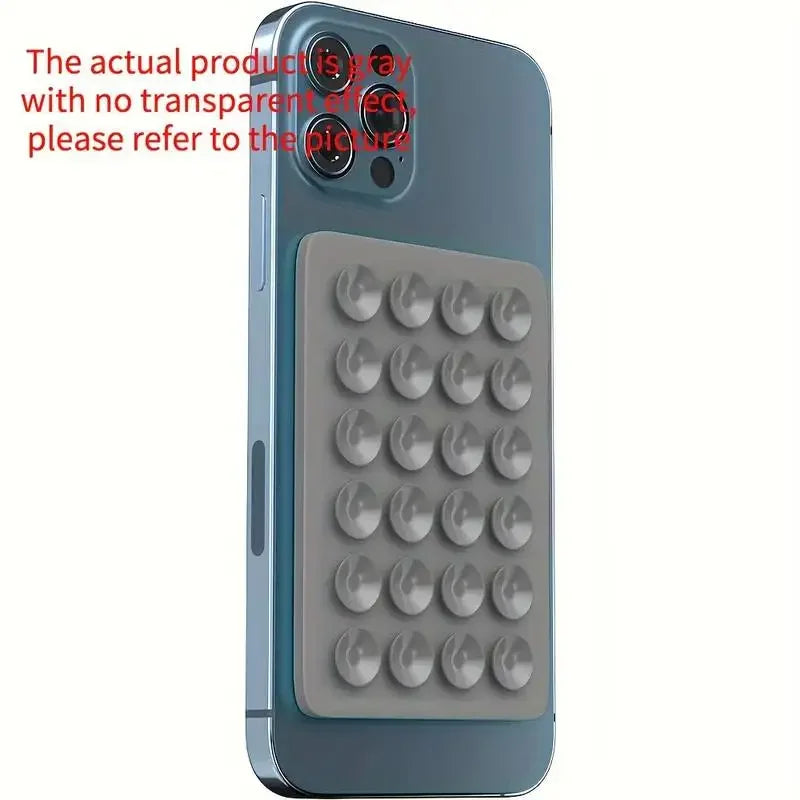 Silicone Suction Cup Phone Holder Wall Mount – Anti-Slip Multi-Surface Stand