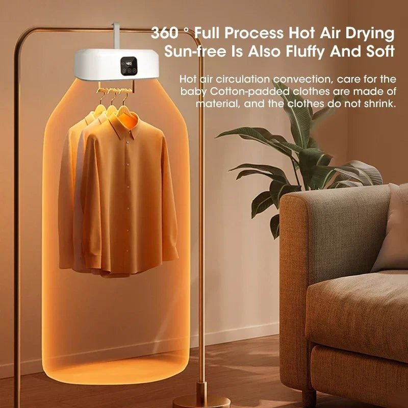 Portable Clothes Dryer – Fast - Drying Compact Laundry Dryer with UV Light - SBDS WORDTR-8045apartment dryerbaby clothes dryerbest portable dryer
